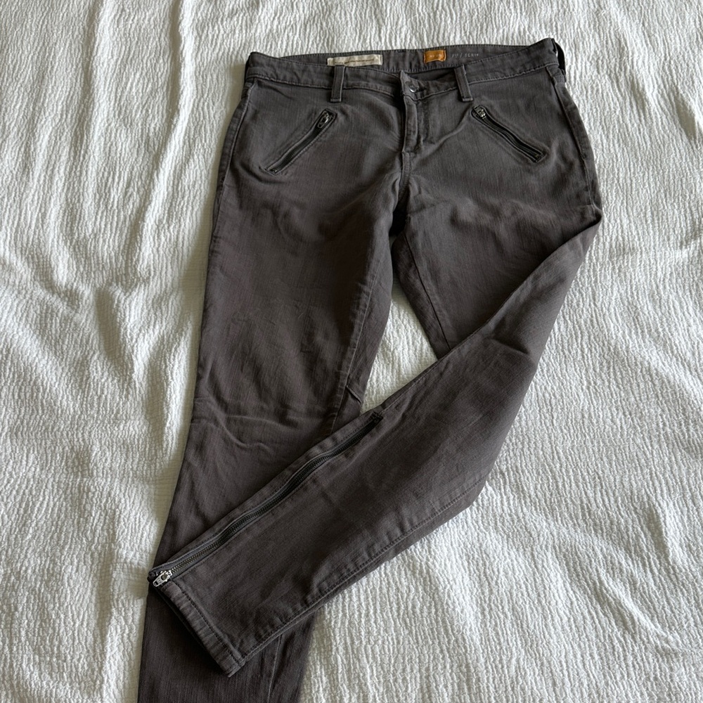 Anthropologie Charcoal Skinny Jeans